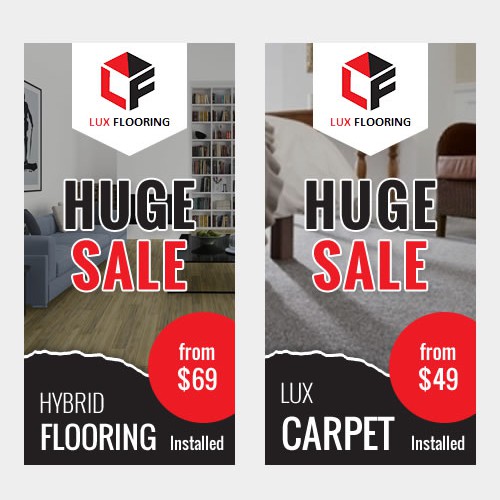Banner Ad Design For Flooring Company
