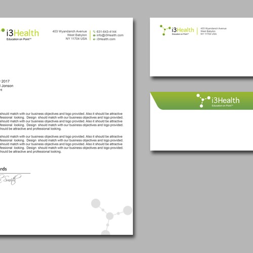 Letterhead and Envlope Design