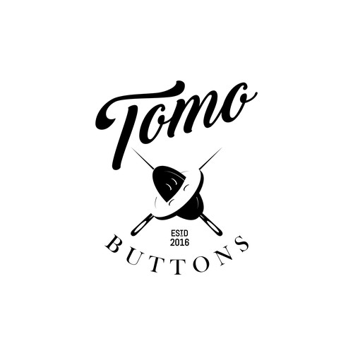 Rebellious logo for buttons producer