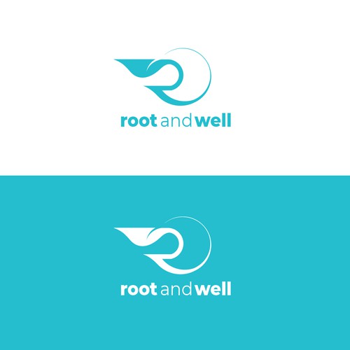 Logo for company "root&well"