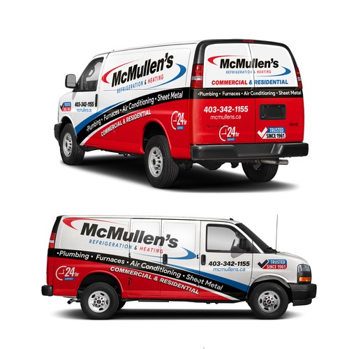 McMullen's Refrigeration & Heating Van
