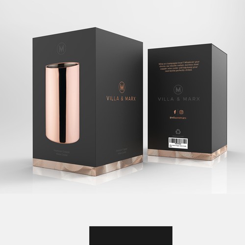  PACKAGING DESIGN for a premium wine cooler product