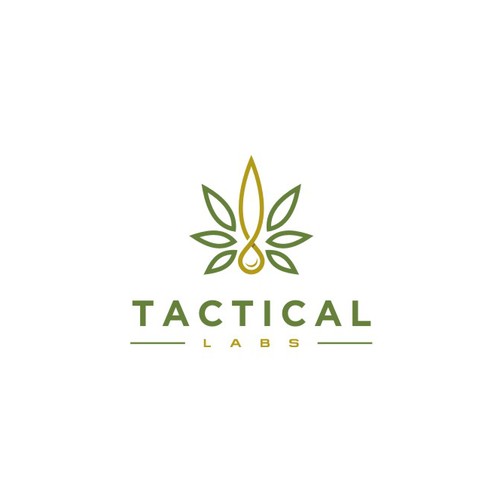 Modern logo for Tactical Labs, a cannabis company