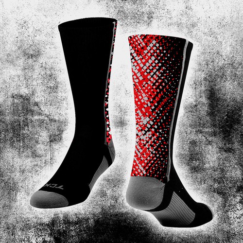 Bold design concept for sock 