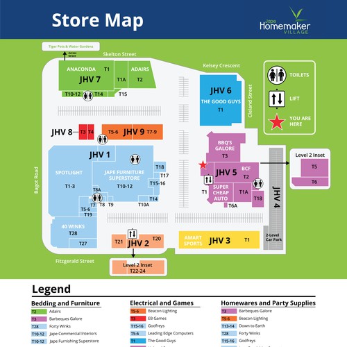 Custom Mall Map