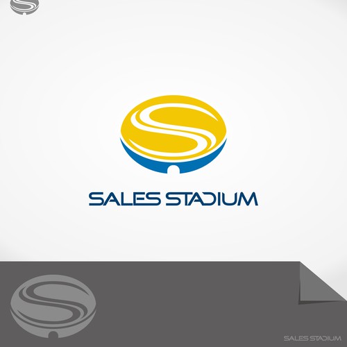 simple logo design for sales stadium
