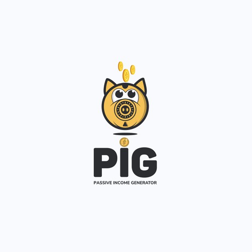 Cartoon logo for RE company