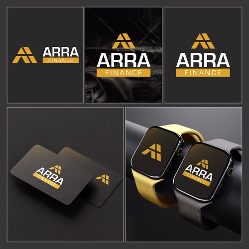 Arra Finance Automobile Business Logo Design