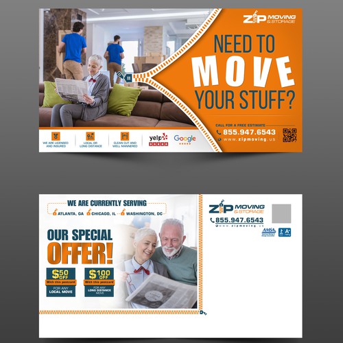 Zip Moving and Storage needs a powerful new POSTCARD