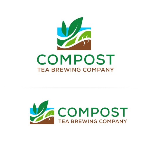 Modern logo for an organic farming 