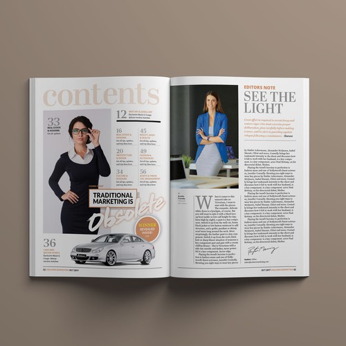 Magazine design