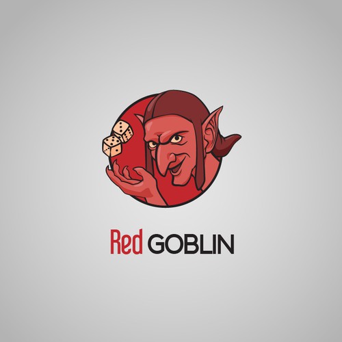 Red Goblin logo design concept