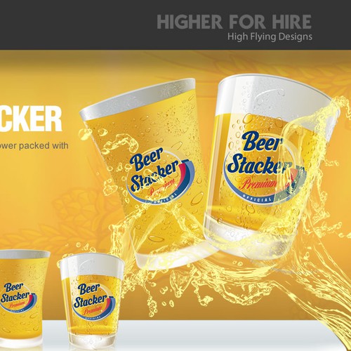 Bartender and beer, wine, liquor, etc.. illustrations