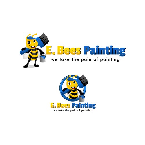 E Bees Painting