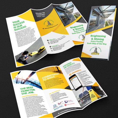 Brochure for Janitorial company