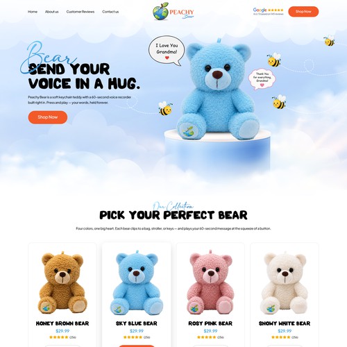 Peachy Bear