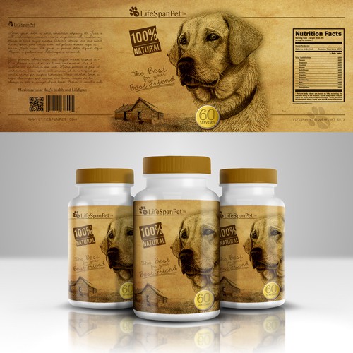 Create the next product label for LifeSpan Pet