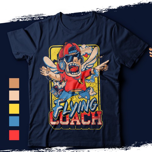 Flying Coach Shirt Design