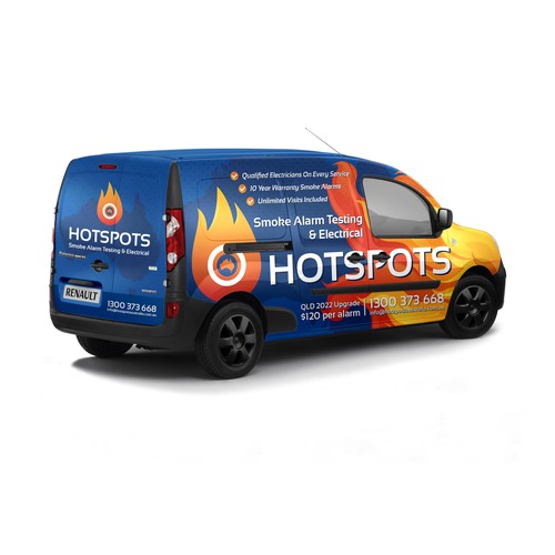 Van Wrap for Australian Smoke Alarm Company