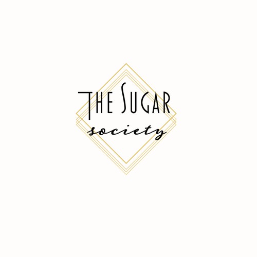 Art deco inspired logo for spa.