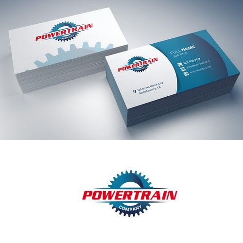 Powertrain Logo and Bcard