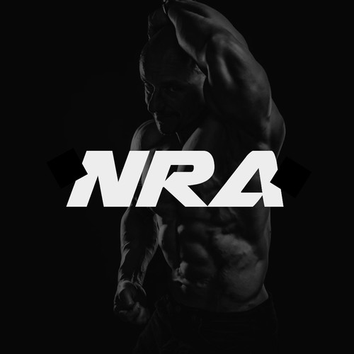 Bold Typographic Logo For a Brand Called NRA