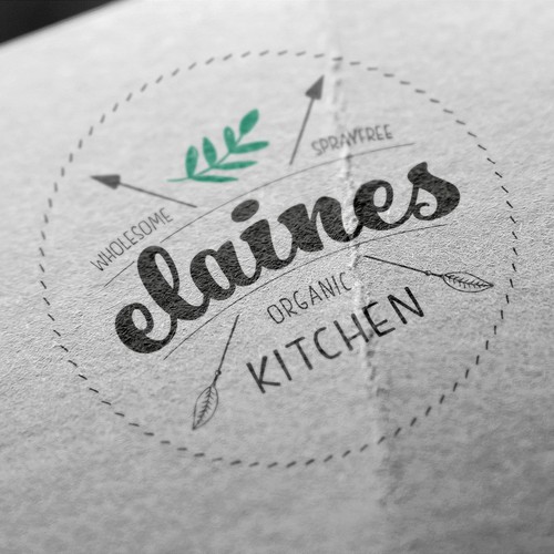 Logo concept for healthy food 