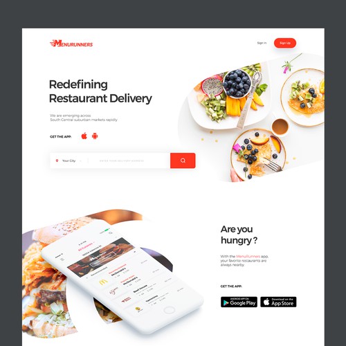 On-demand restaurant delivery service