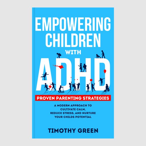 Empowering Children with ADHD Book Cover Design