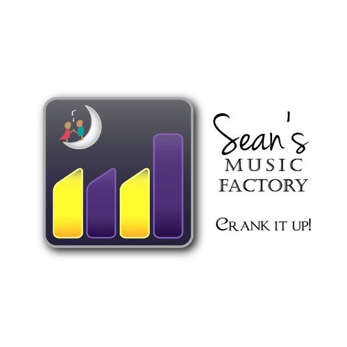 The next logo for Sean's Music Factory