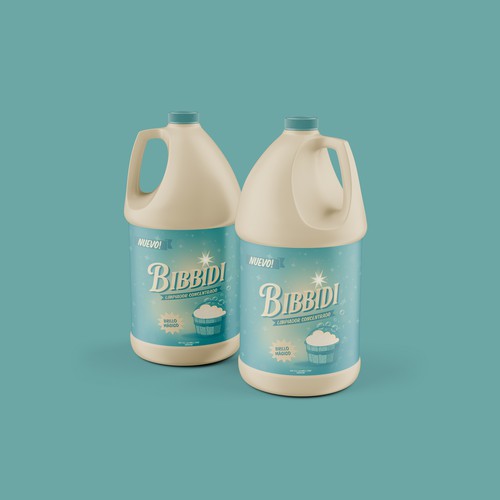 Whimsical Packaging Design for Cleaning Product