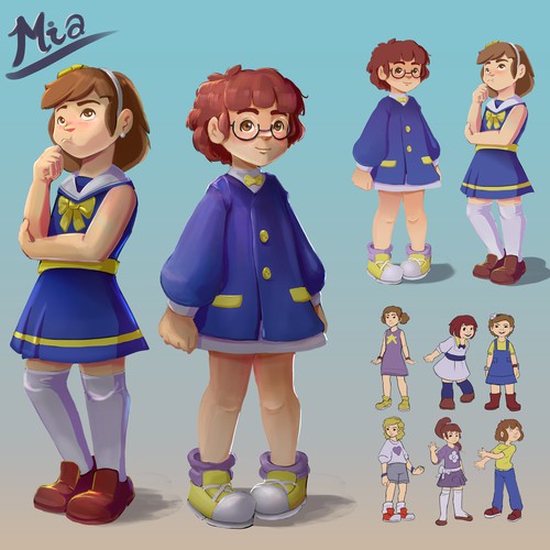 Contest Design Entry - Character Design for Mia