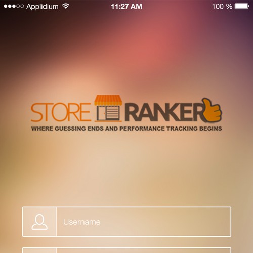 Design the next UI for the Store Ranker App