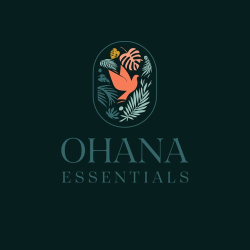 Modern and colorful logo for a family goods business