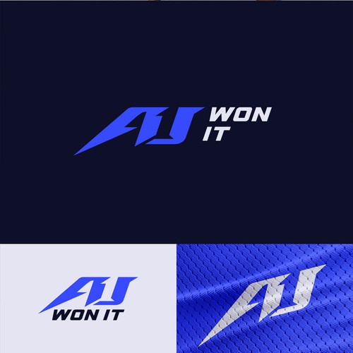 AJ Won It Logo Design 