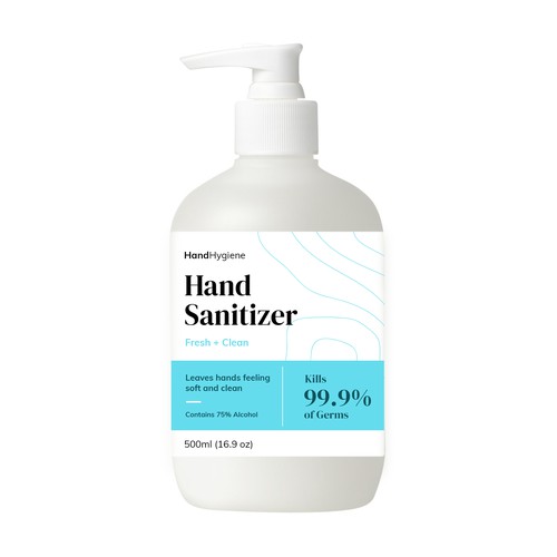 Luxury Hand Sanitizer Label 
