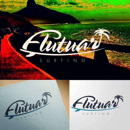 Create an illustration of a classic surfboard conveying the sense that is floating