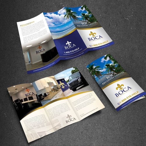  Luxury Rehab Tri-Fold Brochure