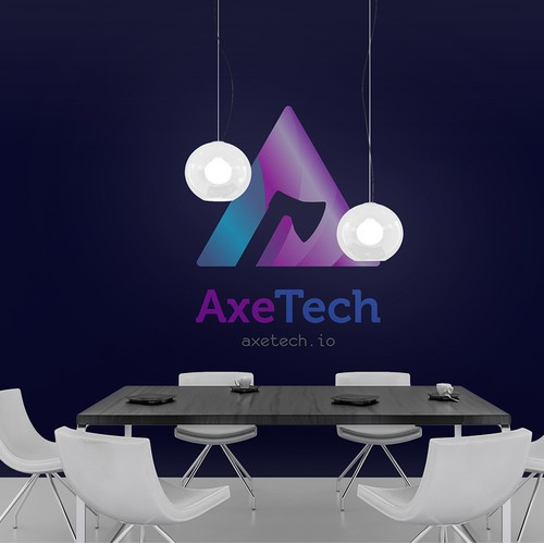 Logo for a Tech Company AxeTech