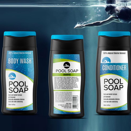 Sporty body products line. 