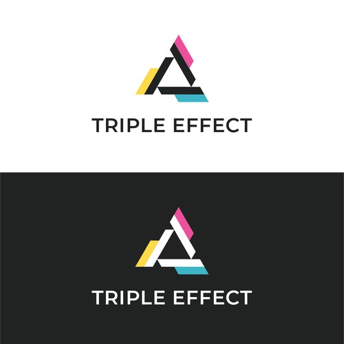 Triple Effect Logo Concept