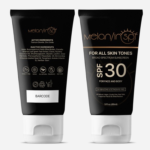 Melan in Spf sunscreen