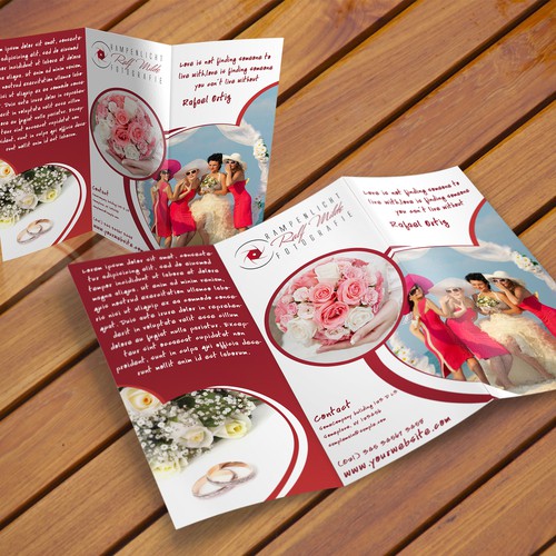 Extra ordinary brochure for wedding photographer