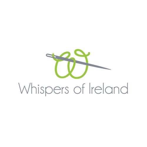 Logo for Whispers of Ireland - a high end specialty boutique in Ireland