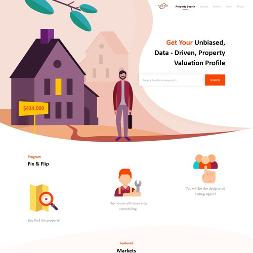 Landing page