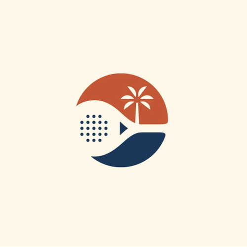Bold Negative Space Design for Calu Padel Club