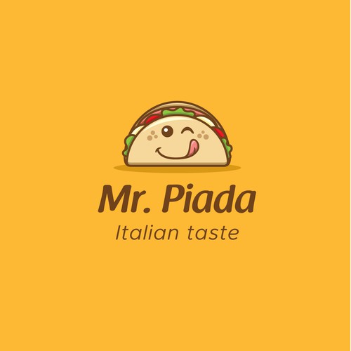 Mascot Logo for a Italian Piadina