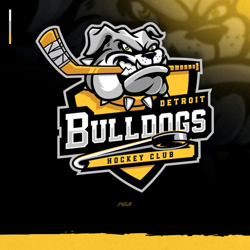 Bring the Bulldog to LIFE Contest - Hockey Team Logo