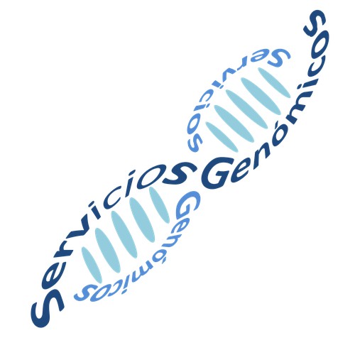 Crea el logotipo de un laboratorio de alta tecnología (genómica)