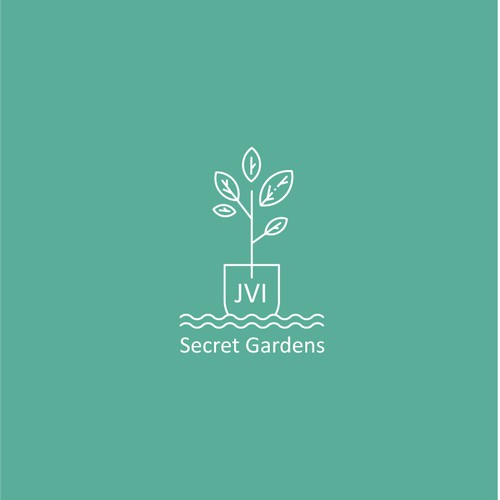 Logo for a gardening service